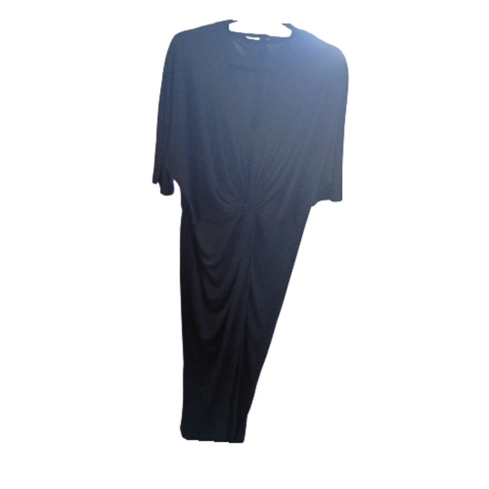 Black Twist-Front Women's Dress